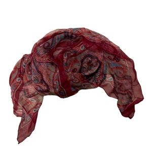 Vintage Whimsical Scarf.    02BL/BL